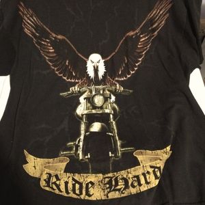 Vintage biker eagle shirt